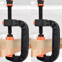 Adjustable Quick Fix Spring Clips G-type Woodworking Plastic Clamp DIY Carpentry Tool Practical Hardware Clamps for Home Decor