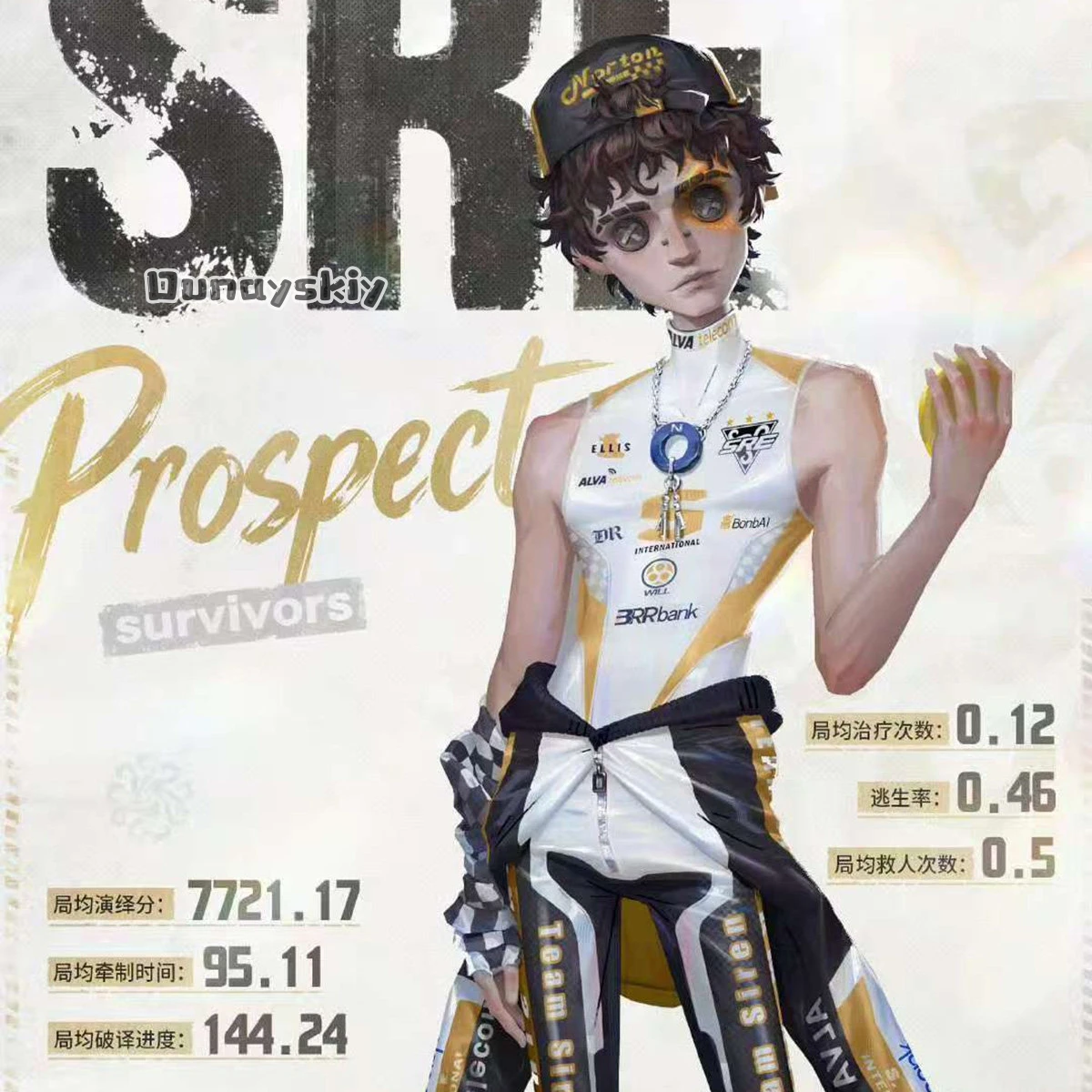 Identity V Knight Explorer Sorcerer Air Force SRE Team Esports Pajama Cosplay Outfit Full Set Role Play Halloween Party Uniform view 4