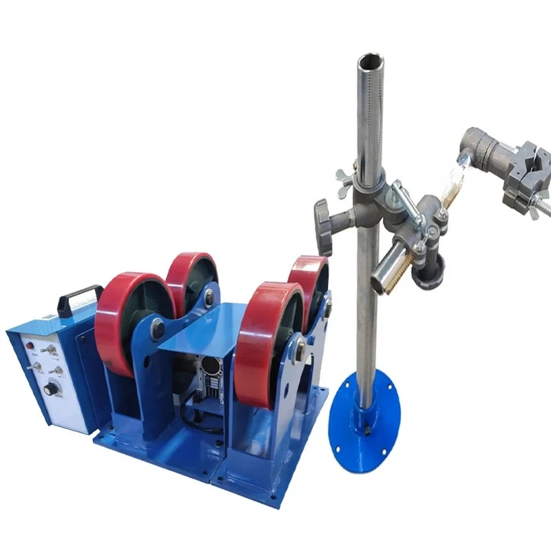New XH-1TA Welding Rotator Turning Rolls Load Bearing1000KGAdjustable Torch Stand Support Rotator Pipe Welding Roller Positioner
