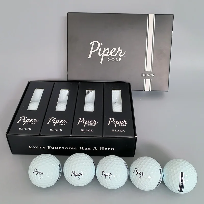 Envío rápido, nueva pelota de Golf de tres capas en caja, pelota de competición de PU, pelota de Golf de uretano duradera