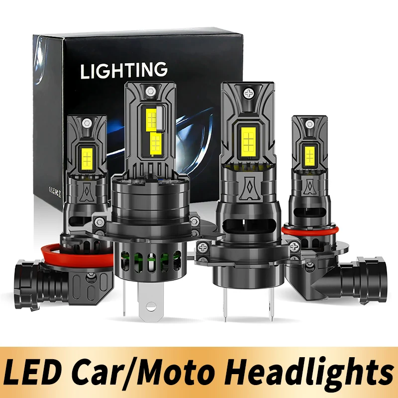 

2 шт. H4 H7 70 Вт светодиодные фары H8 H9 H11 противотуманные фары 9005 9006 HB3 HB4 фары дальнего света 20000LM 12V 6500K автомобильные аксессуары