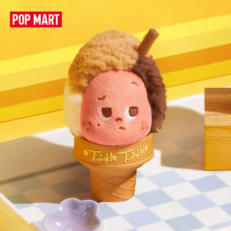 

POP MART Twinkle Twinkle MOON GELATO Series-Ice Cream Plush Pendant Genuine Mystery Box Blind Box Guess Bag Toys Doll Cute
