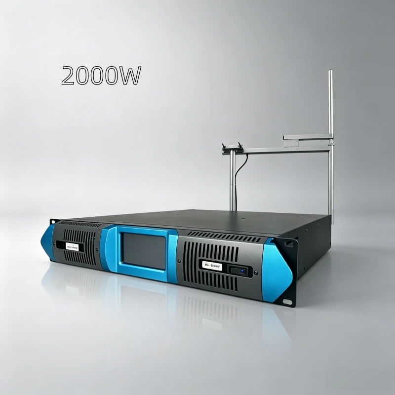 CM-2U-2000w 2kw Fm Transmisor Professional Fm Transmitter Radio Broadcast and Antenna