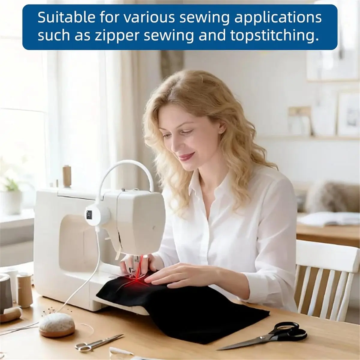 A77K Laser Vision Guide.Sewing Machine Quilting Light, Sewing and Quilting Notion for Precise Stitching EU Plug Crosshair