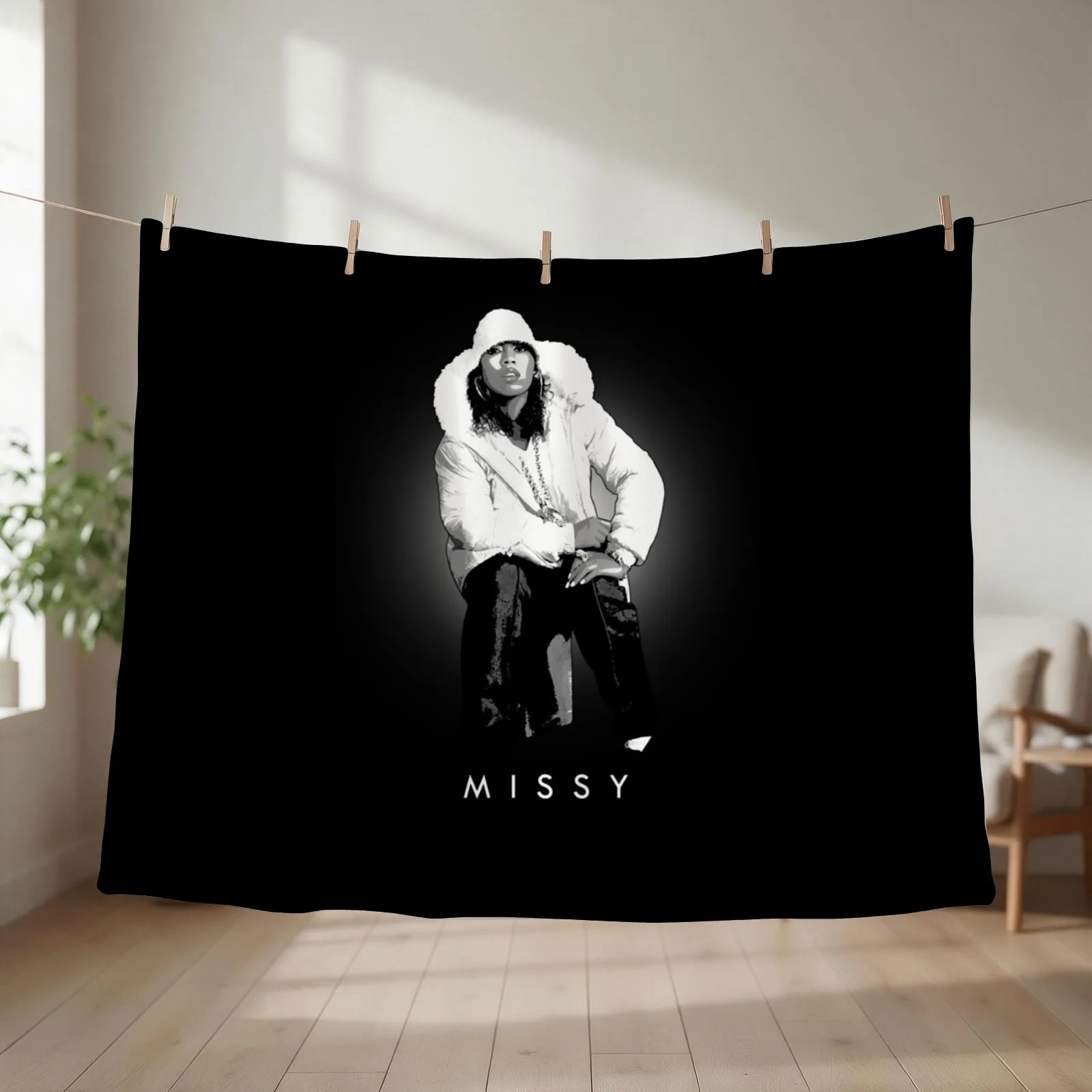 OMG! The Best Missy Elliott Ever! Throw Blanket couch cozy soft plush fuzzy picnic outdoor blanket