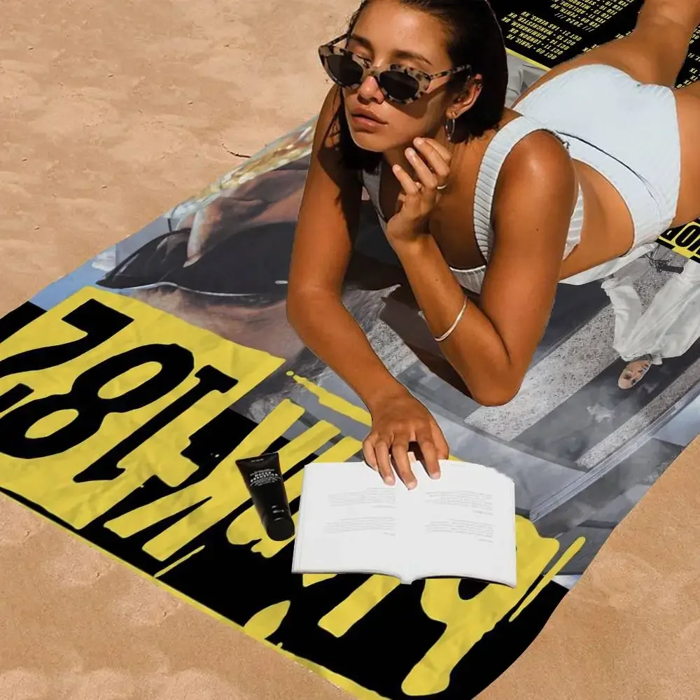 B-Blink 182 Rock Band Anime Beach Swimming Towel Soft Absorbent Washcloth Children's Gifts For Kids Travel Camping Gym