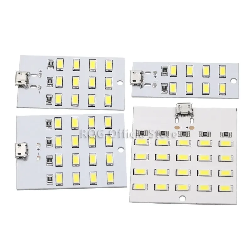 1PCS high quality 5730 smd 5V 430mA~470mA White Mirco Usb 5730 LED lighting panel USB mobile light Emergency light night light