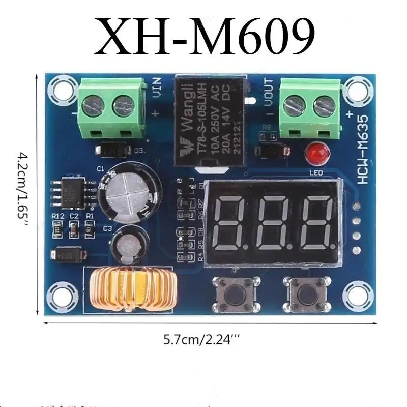 DC DC Adjustable Step Down Converter Module LED Digital Display High Efficiency For DIY Circuit Repair Projects