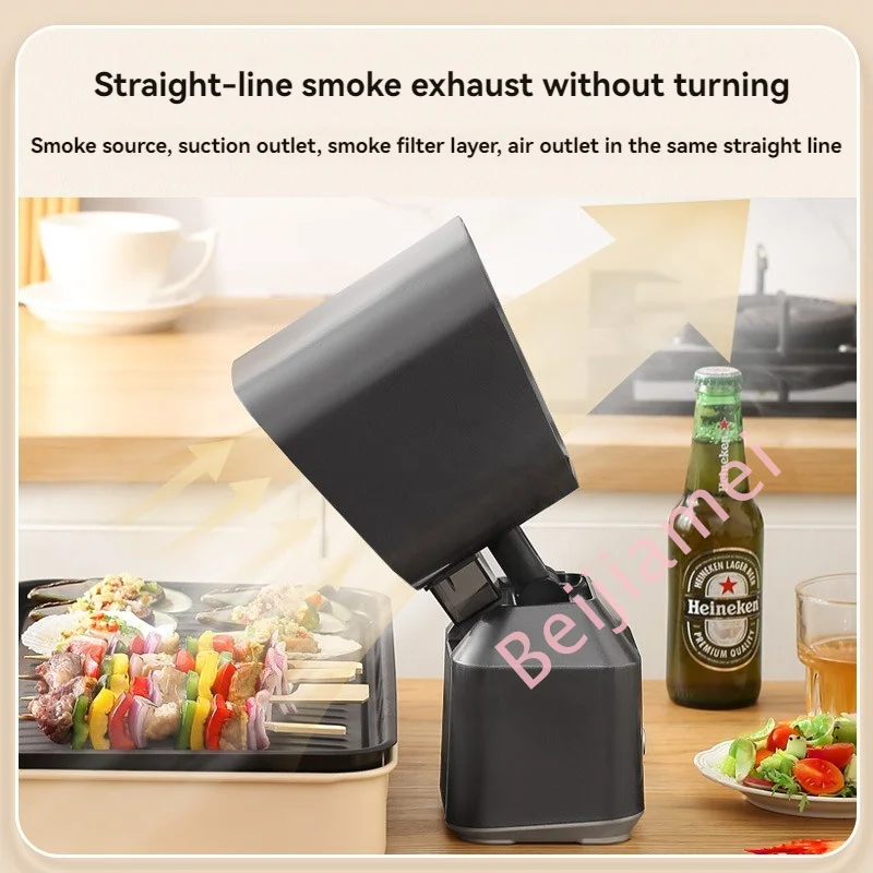 المحمولة مروحة العادم المطبخ هود النازع الشواء سطح المكتب شفاطات المطبخ شفط صغير طباخ هود سرعة قابل للتعديل