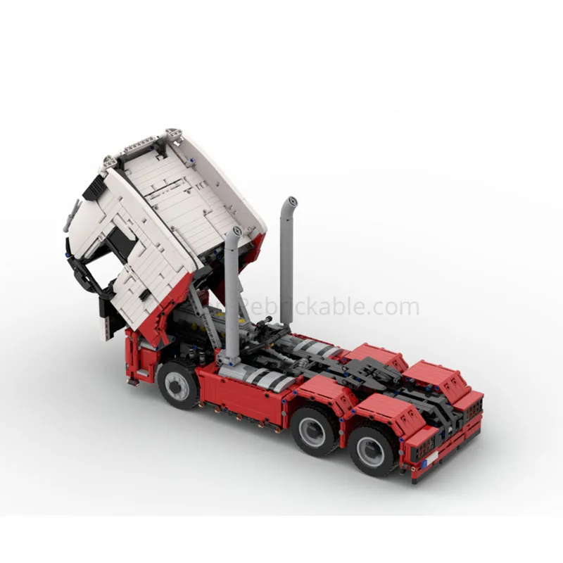 

MOC-233522 New Urban FH16_ 6X4 Cargo Truck Building Block Model 2866 Parts Boys' Children's Birthday Building Block Toy Gift