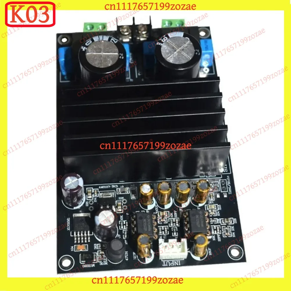 KJ02 300W+300W TPA3255 Class D Digital Amplifier Board 24-48V DC 4-8Ω for Car Home Theater Subwoofer, Replacement Parts