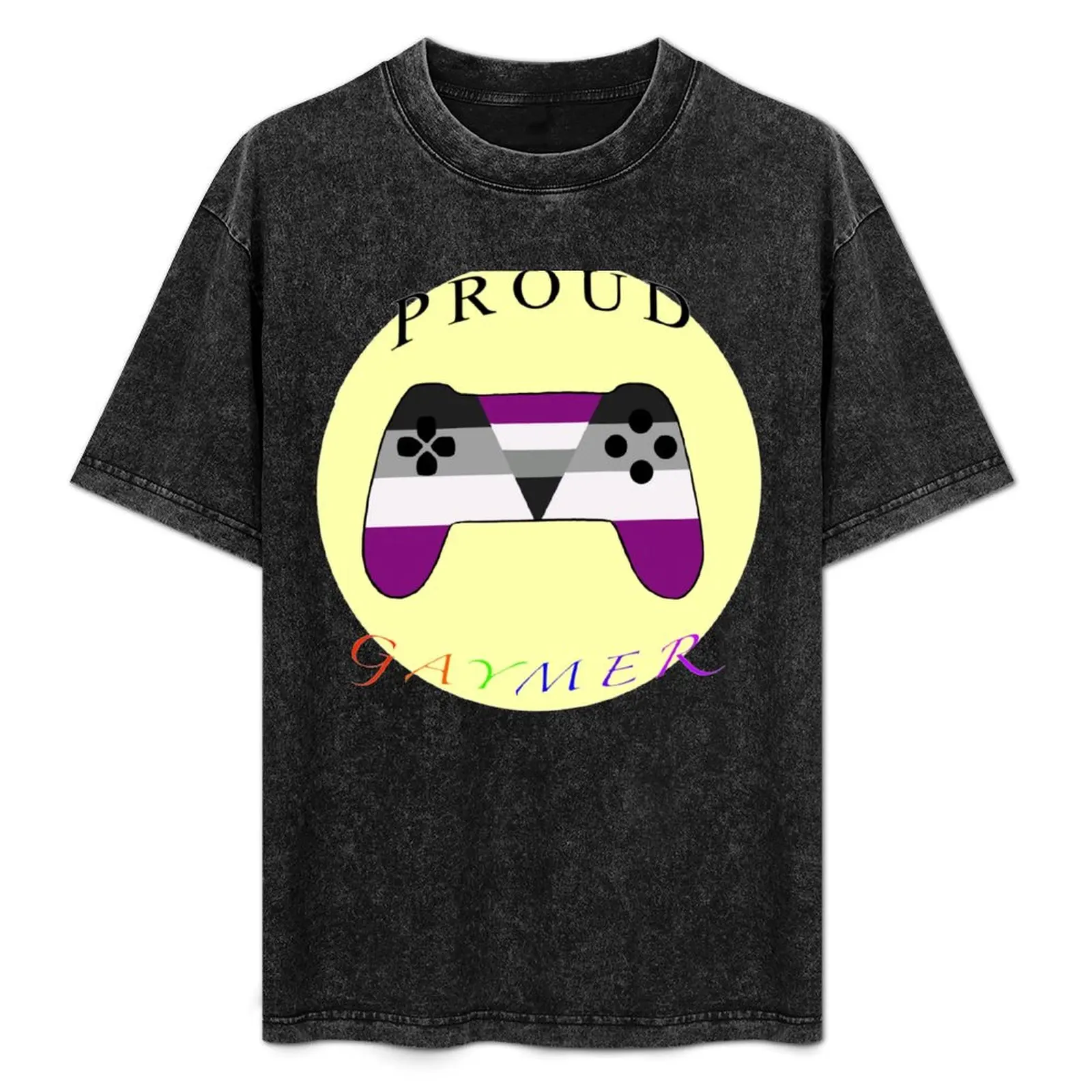 

Proud Gaymer- Aegosexual T-Shirt Essential Solid Color T-Shirt