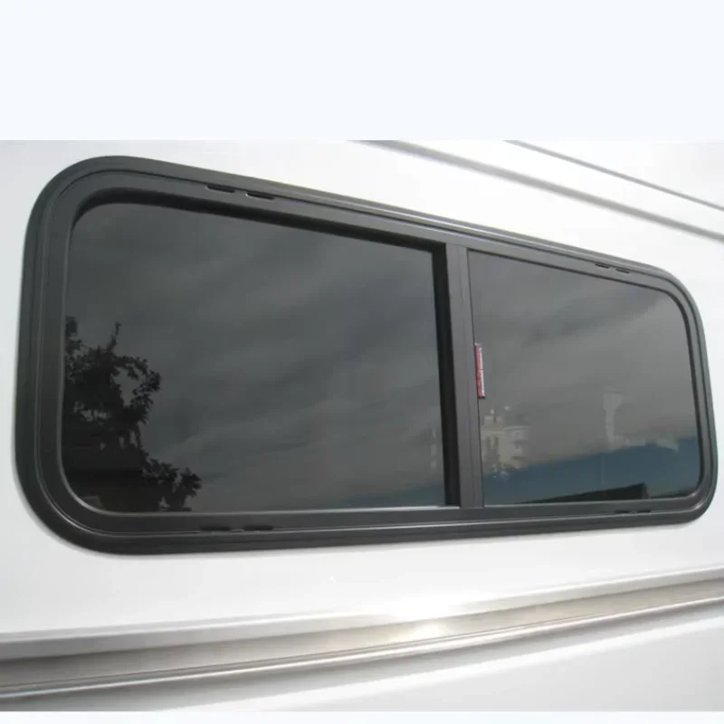 Camper RV Car Windows Aluminum Sliding Window Horse Trailer Prices Caravan Window Glass RV Window For Camper 900*300 mm