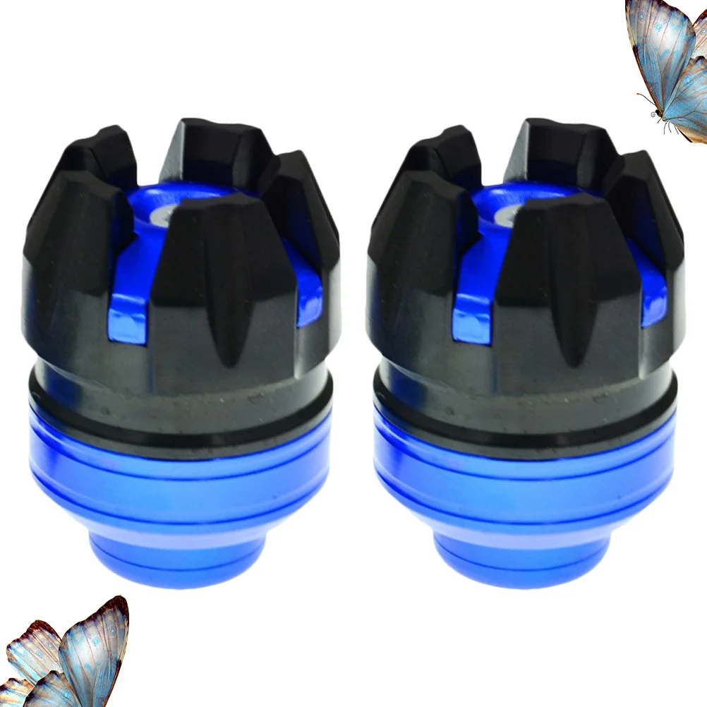 

2pcs Aluminum Alloy Front Fork Cups Crash Sliders Wheel Protector Motorcycle Accessory Anti-Collision Durable Random Color