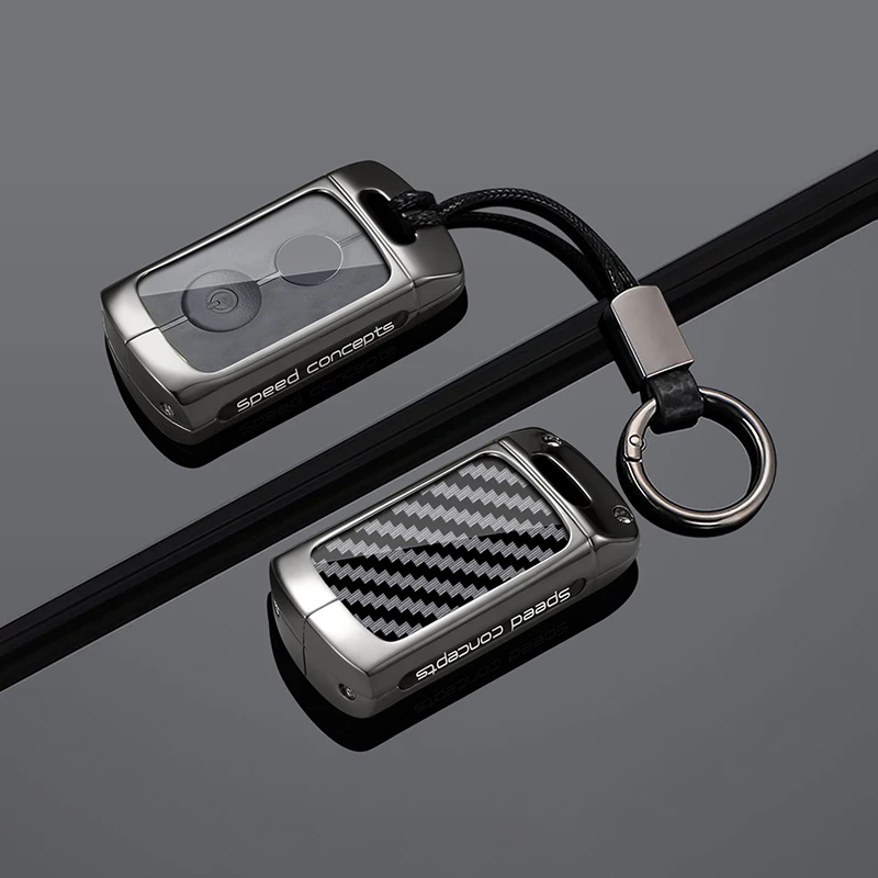 Suitable Zinc Alloy Carbon Fiber Motorcycle Car Key Case Cover For Yamaha Nmax NVX NVX155 XMAX XMAX300 QBIX AEROX JAUNS Accessor