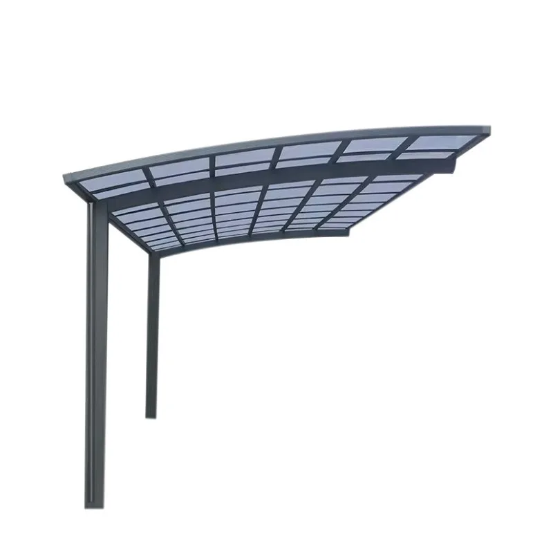Aluminum Alloy Carport Outdoor Rain Shelter Roof Canopy Courtyard Sun Shade Waterproof Car Parking Awning