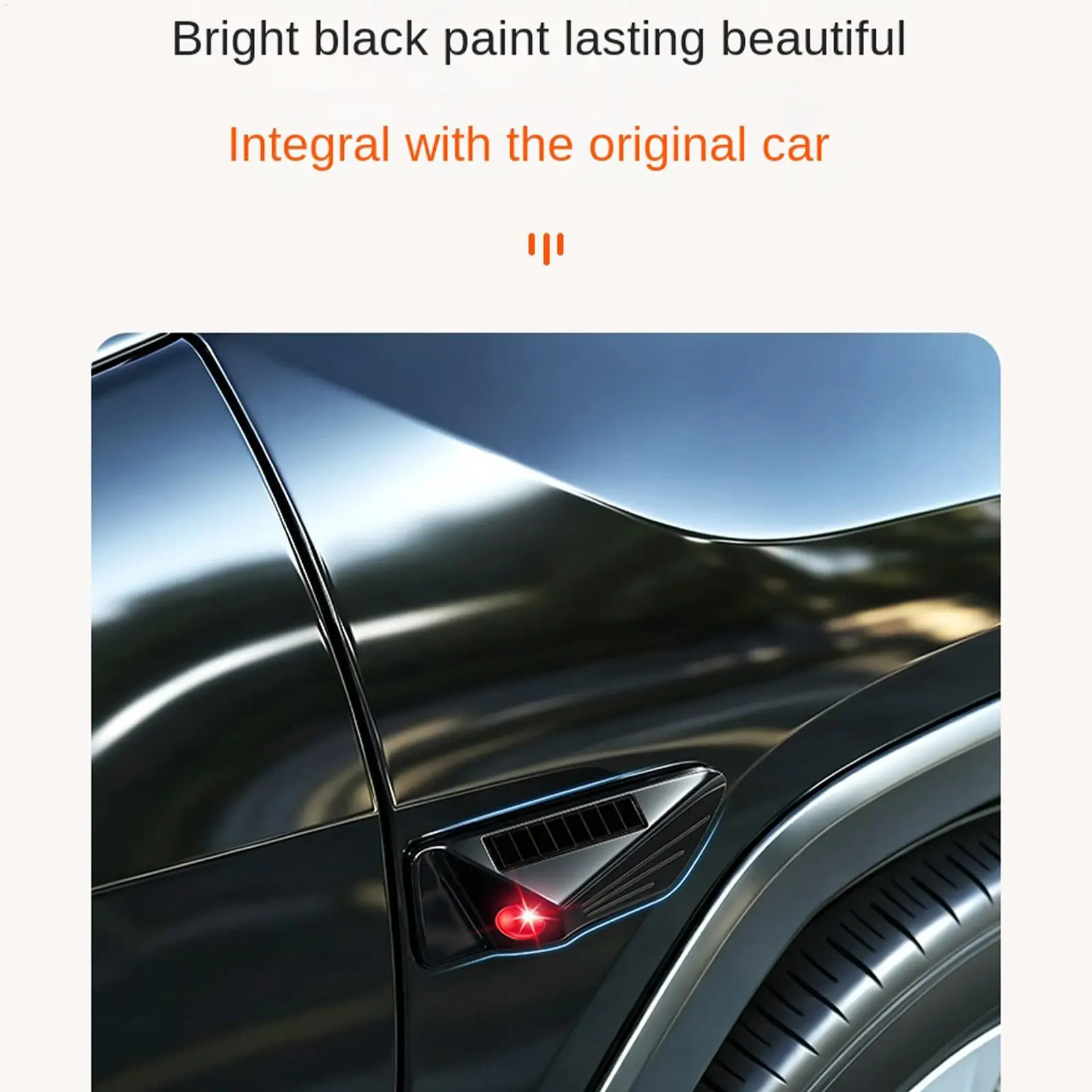 LED Solar Warning Light For Car Waterproof Flashing Simulated Camera Lamp Solar Powered LED Car Light For Sedan Truck SUV RV