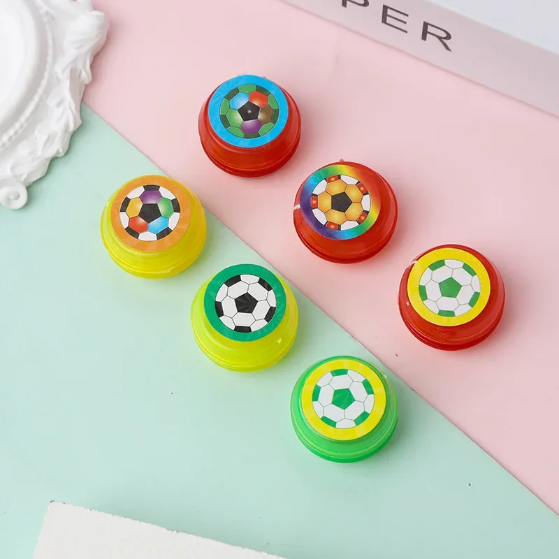 15Pc Cute Smile Mini Transparent Yoyo Ball Interesting Sports Toys for Kids Birthday Party Favors Pinata Filler School Prizes