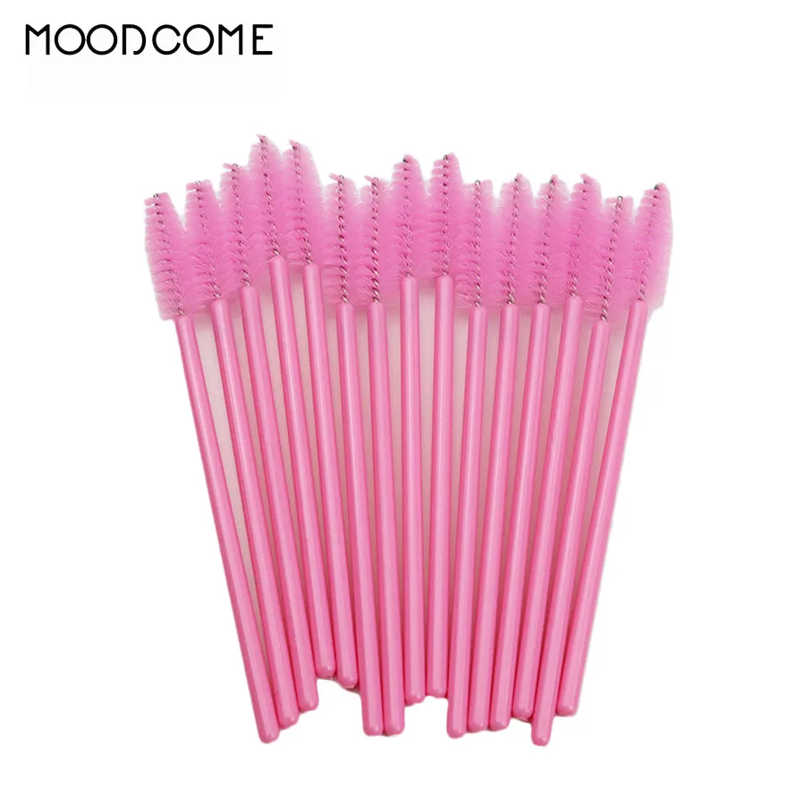 Baguettes de mascara pour cils de poulet, brosse de maquillage, fournitures d'extension de cils, 50 pièces