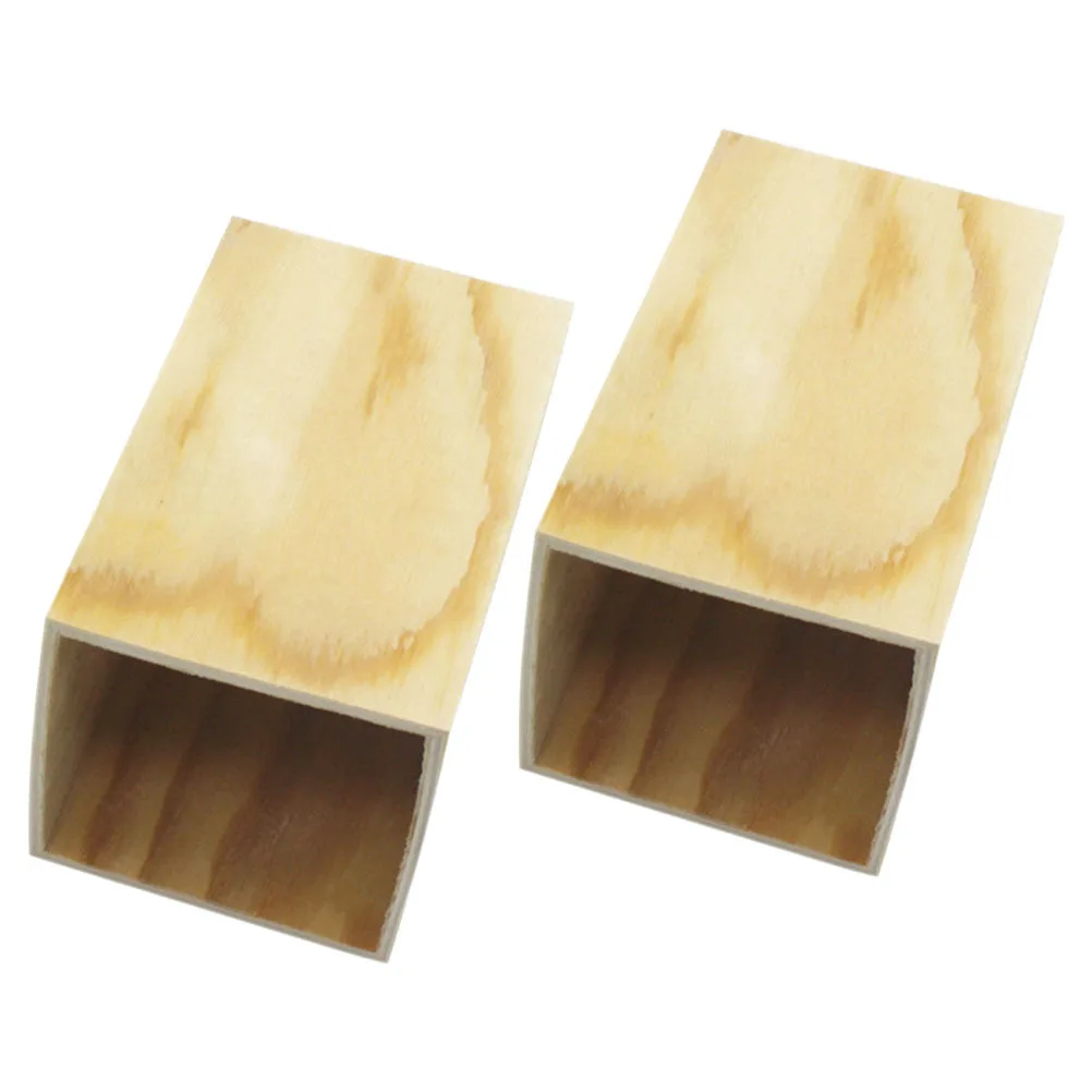

2Pcs Multi-Function Wooden Utensil Holder Tabletop Pen Organizer Neat Clean Desk Accessories Pen Holder Office Supplies