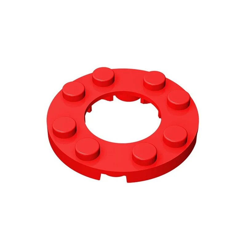 50 Stück 11833 Runde 4x4 Platten Bausteine Set mit offenen Ziegeln, Partikel-Lernspielzeug, Geburtstags- und Weihnachtsgeschenk für Kinder – Detail 6