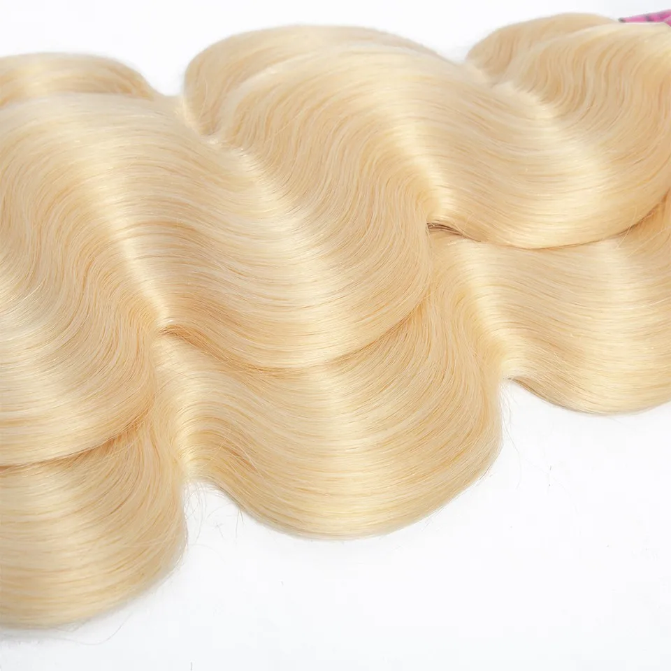 613 Blonde Body Wave Bundels Braziliaanse Hair Weave Bundels 1/3/4 Stks Menselijk Haar Bundels Remy Hair Extensions