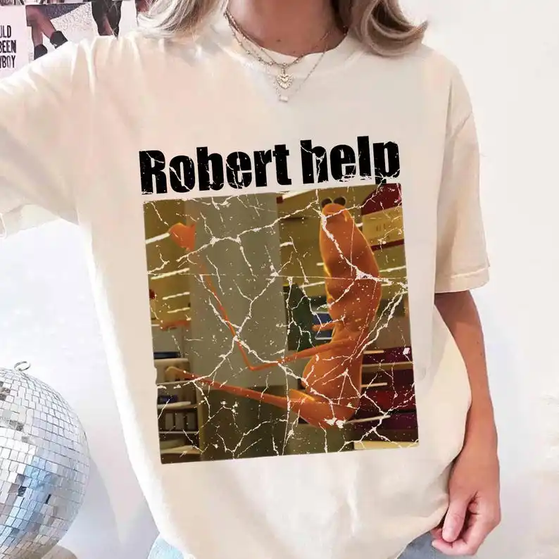 Marcus The Worm Robert Help Meme Womens Marcus Im Looking for Jimbo James Funny Printed T-shirt Tops High Quality Cotton Unisex