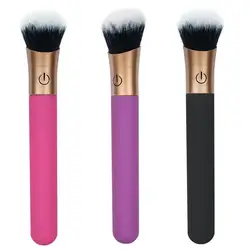 Electric Cosmetic Brush Foundation Blush Loose Powder Brush Beauty Tool Washable Vibration Rechargeable Makeup Brush Tool