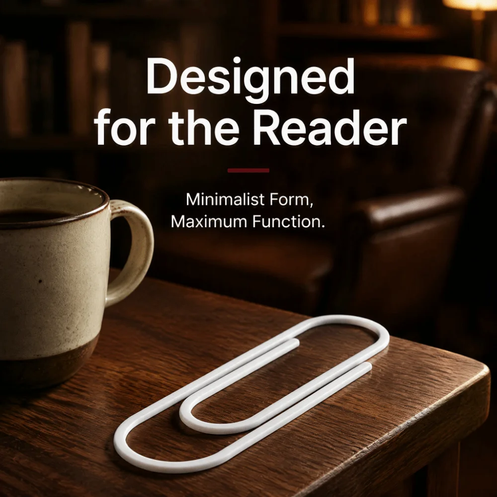 Reading Marker Creative Paper Clip Bookmark Unique Love Heart Oversized Paper Clip Plastic Page Holder Book Lovers