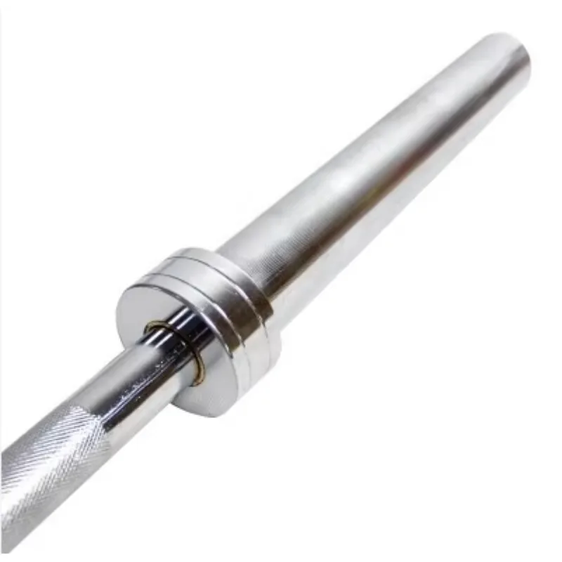 Multi Length Straight Barbell With Quick Release Collars Weight Training Bar