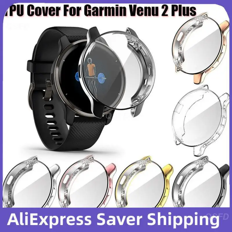 Protective Case Accurate Incision Jiaming Garmin Venu 2 Plus Electronic Accessories Plating Precise Cutting Electroplated Tpu