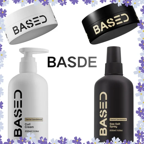 Imagen 1 del producto BASDE-Spray multifuncional para peinar el cabello, sal marina, textura en polvo, cera para el cabello, crema rizadora, acondicionador voluminizador