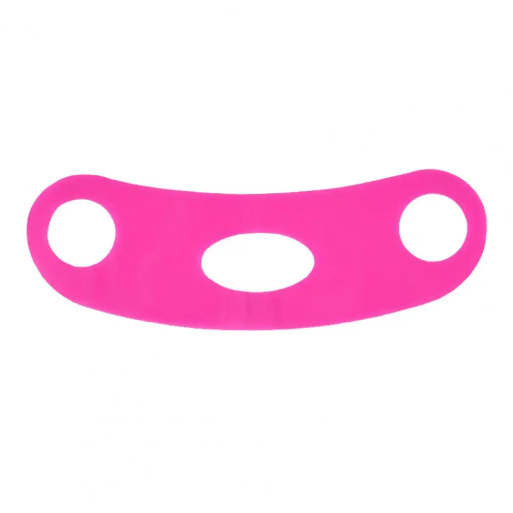 Double Chin Reducer Strap V Line Lifting Chin Strap Double Chin Reducer Face Band Soft Silicone Cheek Shaper Elastic Sleeping