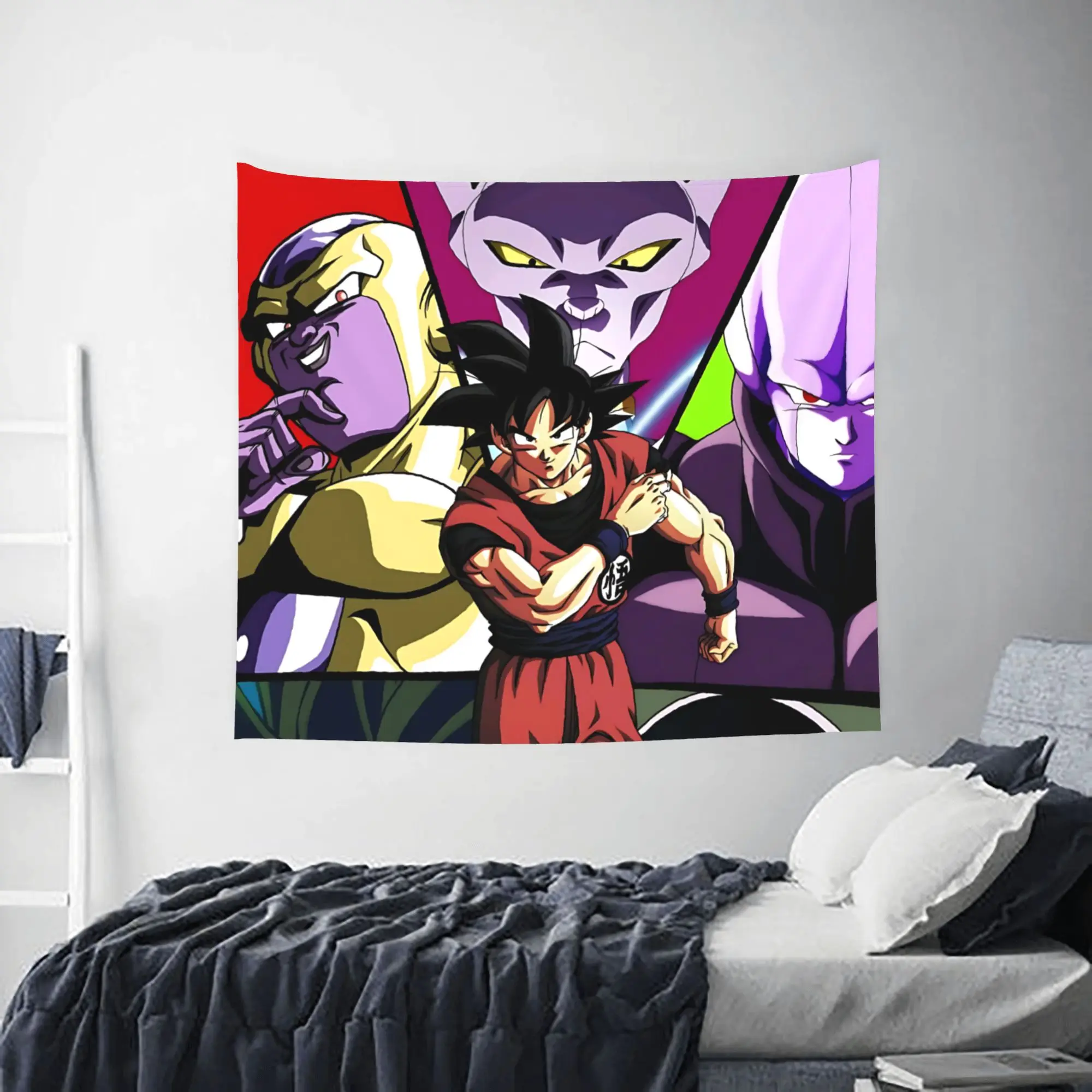 Customized Dragon Ball Goku cutecore Tapestry Bedroom Decoration funko Wall Hanging Blanket Tapestry Cool Stuff For Room