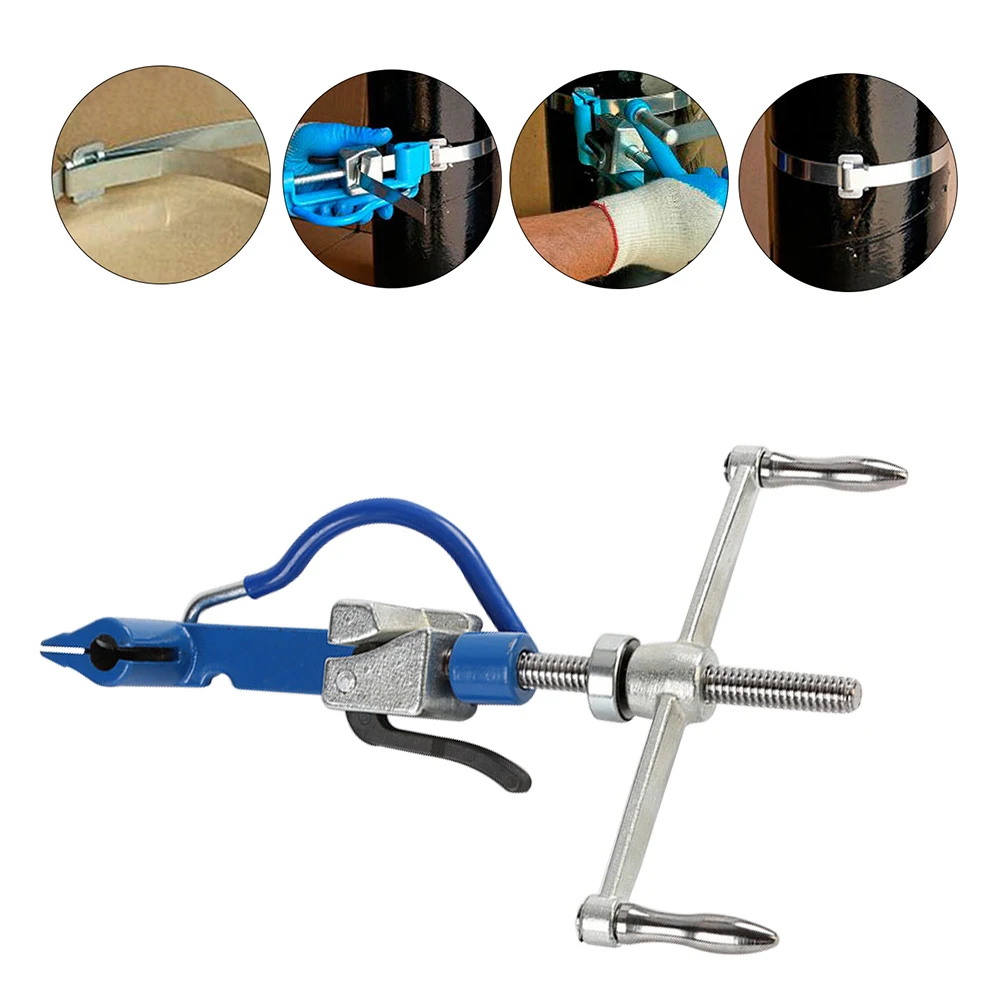 Stainless Steel Cable Tie Tool Pliers Screw Type Cable Tie Tightening Machine Cable Tie Strapping Machine Stainless Steel