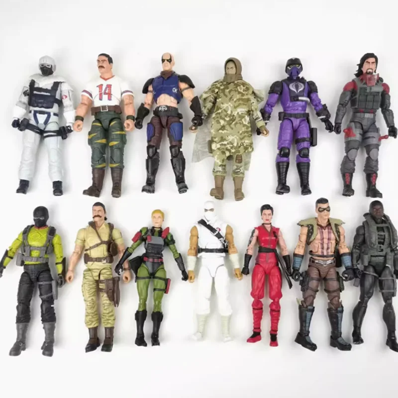 

1:12 Scale Soldier Gijoe White Ghost 6 inch Movable Figure Scene Static Decoration Gift Souvenir