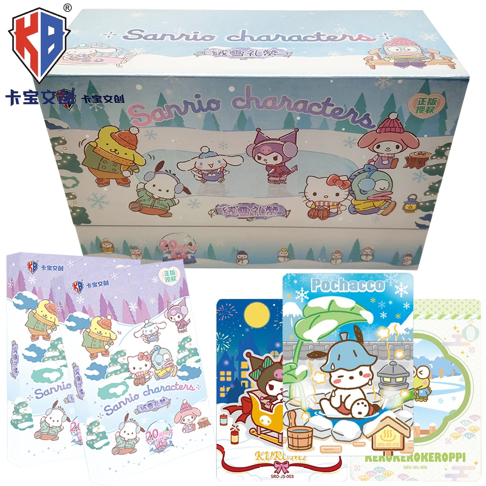 

Genuine Kabao Sanrio Collection Card Encourages Children's Christmas Gift Japanese Cute Cartoon Image Limited Edition Card Toy
