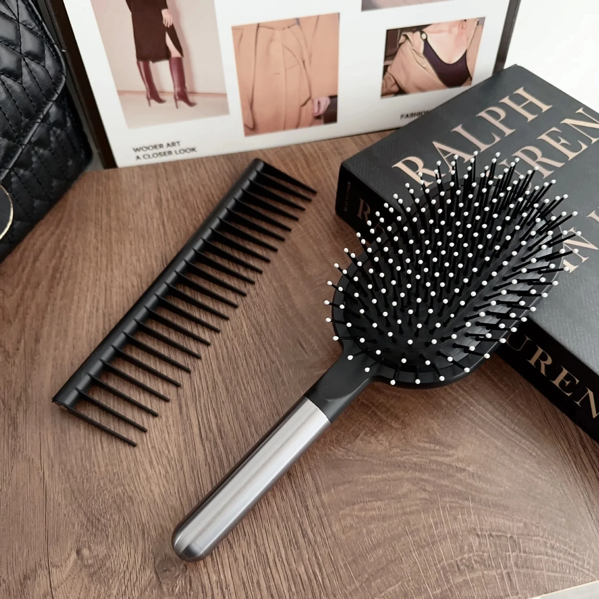 

Новая расческа для волос для девочек, массажная подушка безопасности, расческа для влажных вьющихся волос, щетка для распутывания волос для салона, парикмахерских, инструменты для укладки для женщин