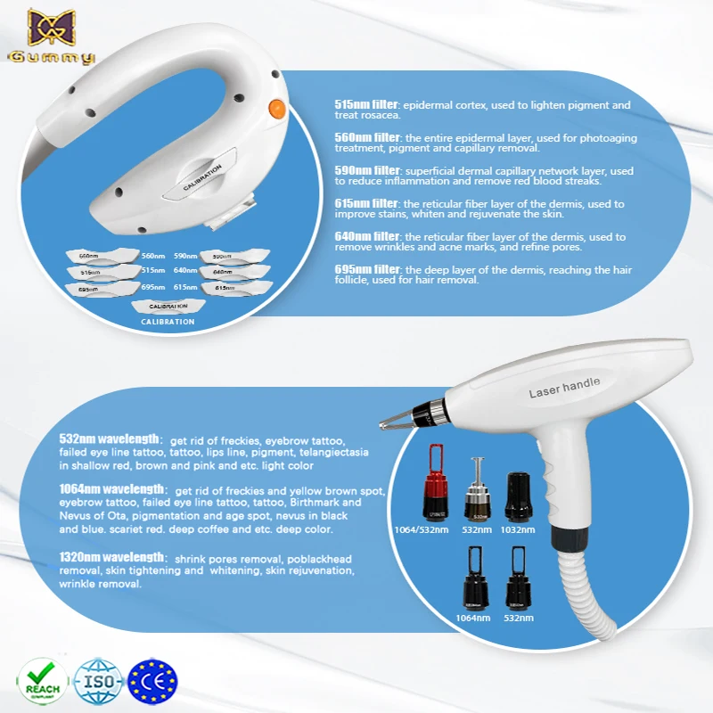 M22 2 In 1 Double Handles OPT Laser IPL Machine Laser Hair Removal Machine Beauty Equipment Skin Rejuvenation Tattoo Device