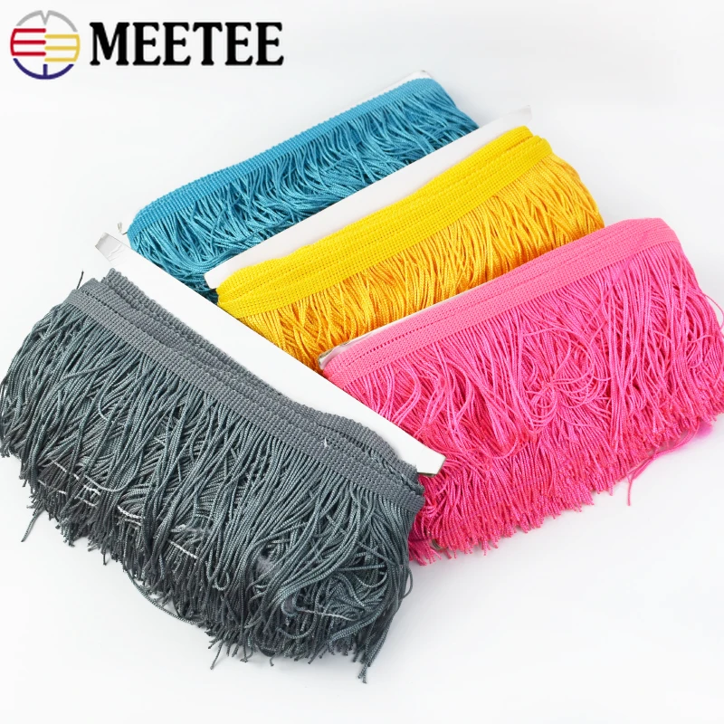 

5Yards 10-30cm Long Fringe Tassels for Dress Clothes Lace Trim Garment Curtain Decorative Trimmings Fringes Sewing Accessories