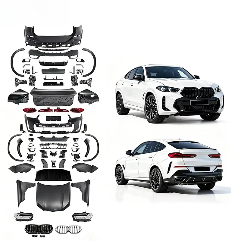 Tune PP G06 Conversation Body Kit for  X6 E71 2008-2013 Automotive Facelift G06 LCI 25+ M Sports Car MOD Exterior Parts