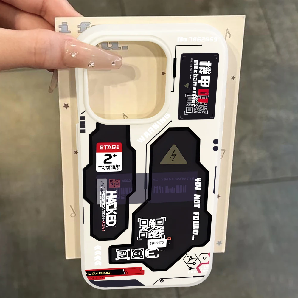 Für iPhone 17 15 16 14 Pro Max Hülle Plus Hacker Kreativ-Cover für iPhone 13 11 12 ProMax XS XR XS 7 8 Plus Bonbonfarbene Hüllen – Detail 4