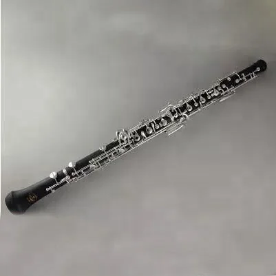 Professional African Blackwood Silver Plated Oboe Woodwind Instrument for Student Exam Performance