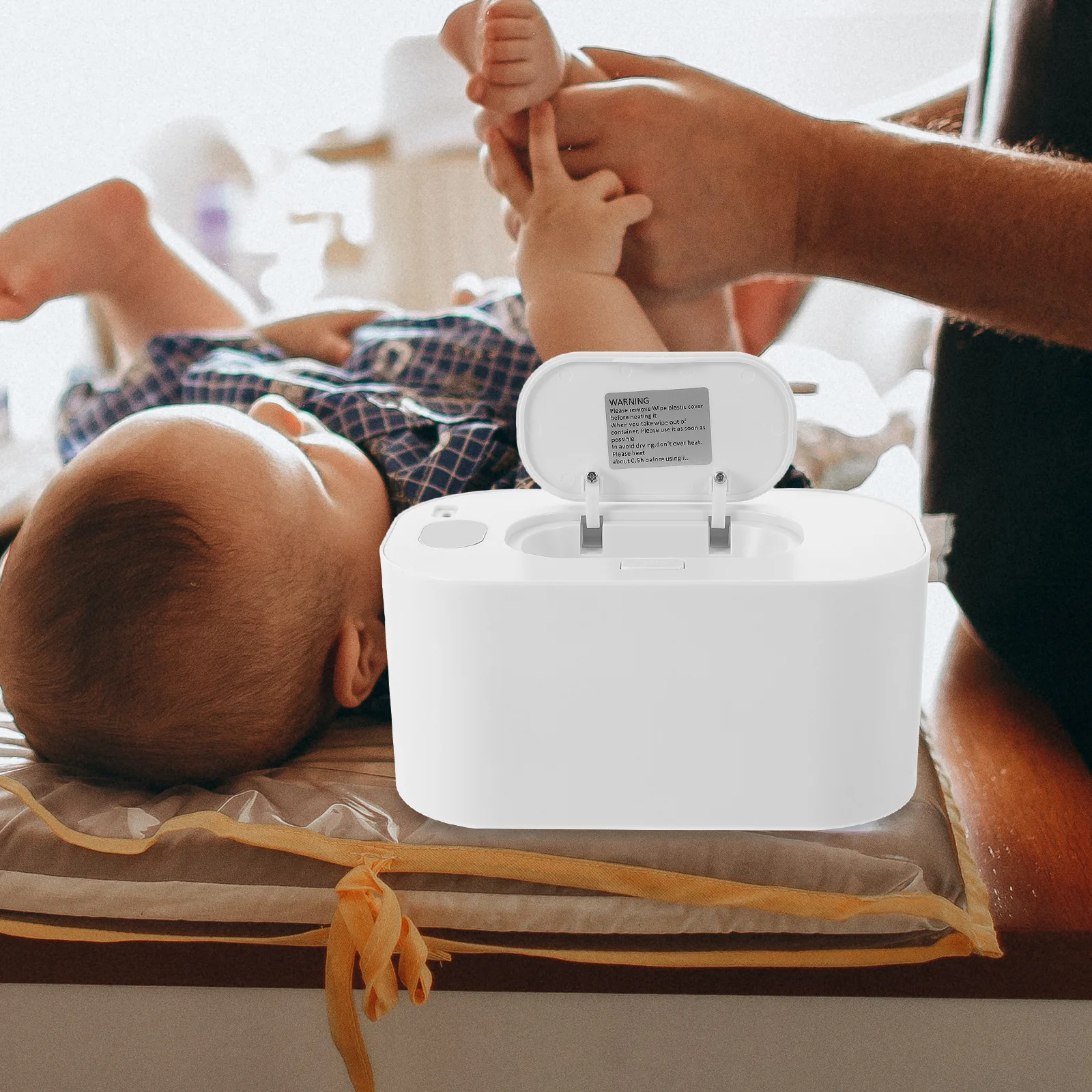 아기 물티슈 워머 휴대용 물티슈 히터 기저귀 교환대용 아기 용품 보온 장치