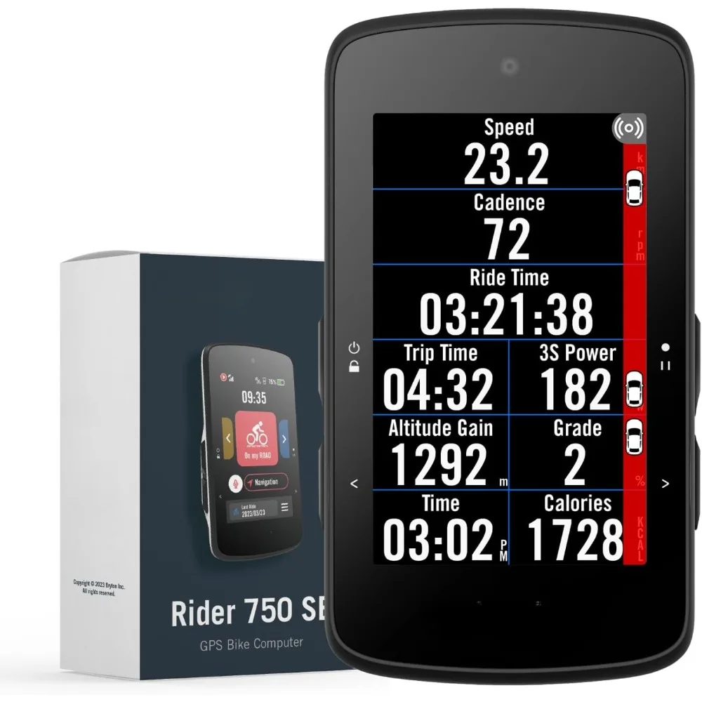 

Bicycle Computer, GPS,Offline Map of The United States,Navigation with Directional Tracking Track,Waterproof Bicycle Speedometer