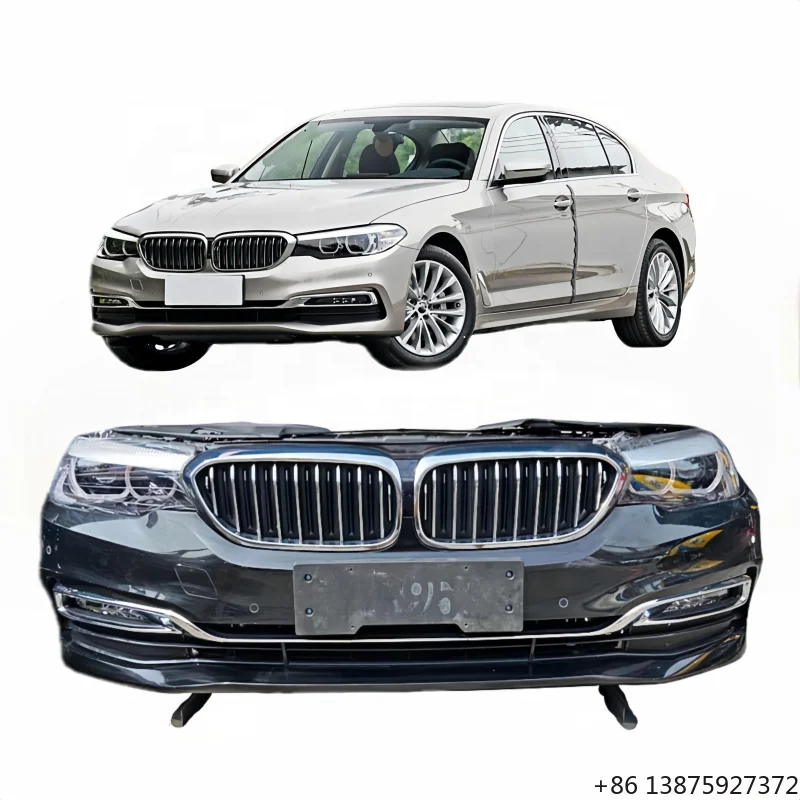 Complete Front Nose Radiator Grille Kit for -5 Series G30 Original Auto Parts Bumper Assembly Condition