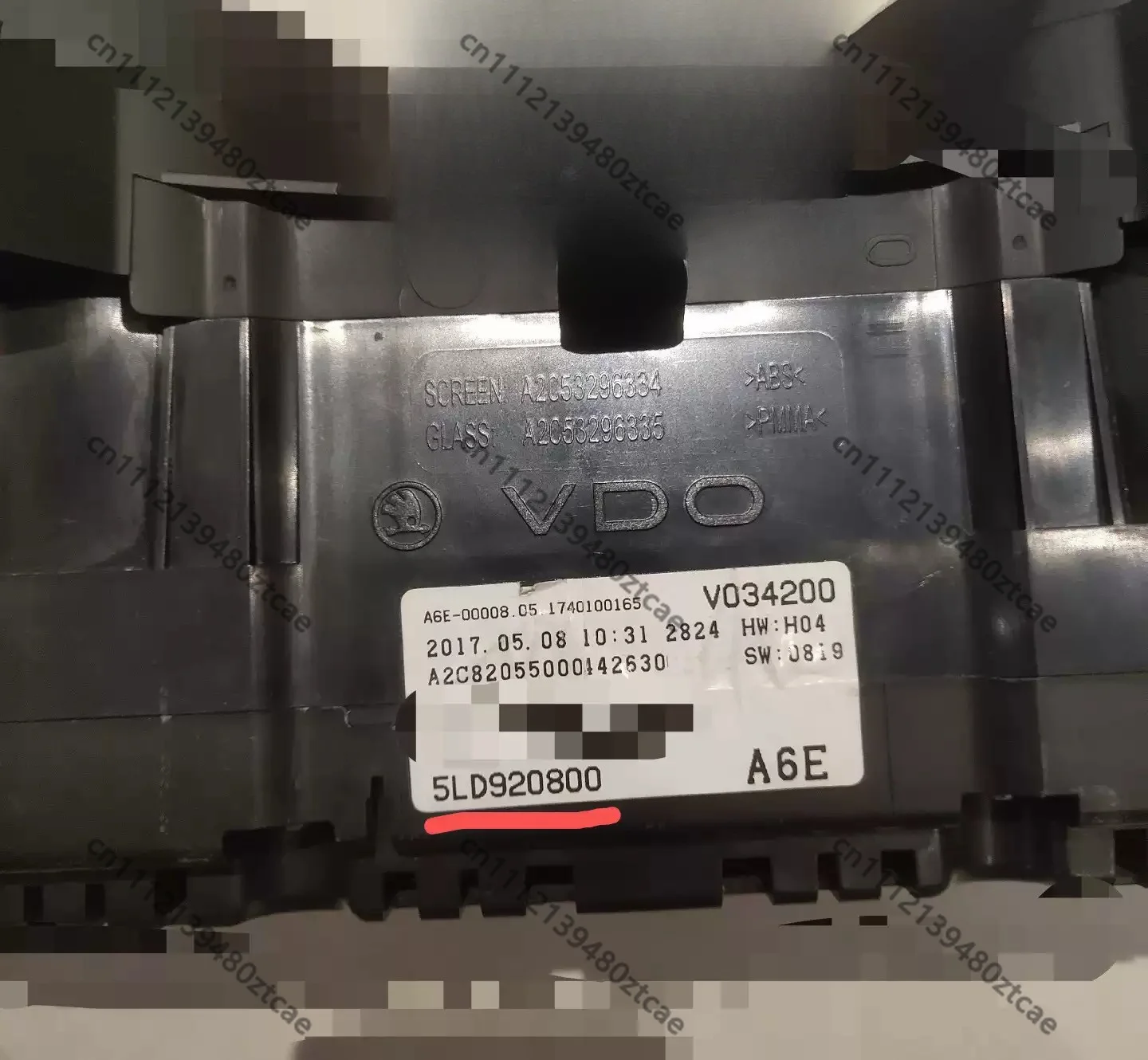 5LD920800 Auto Dash LCD Screen Digital Instrument Panel Display Module Vehicle Interior Replacement Components