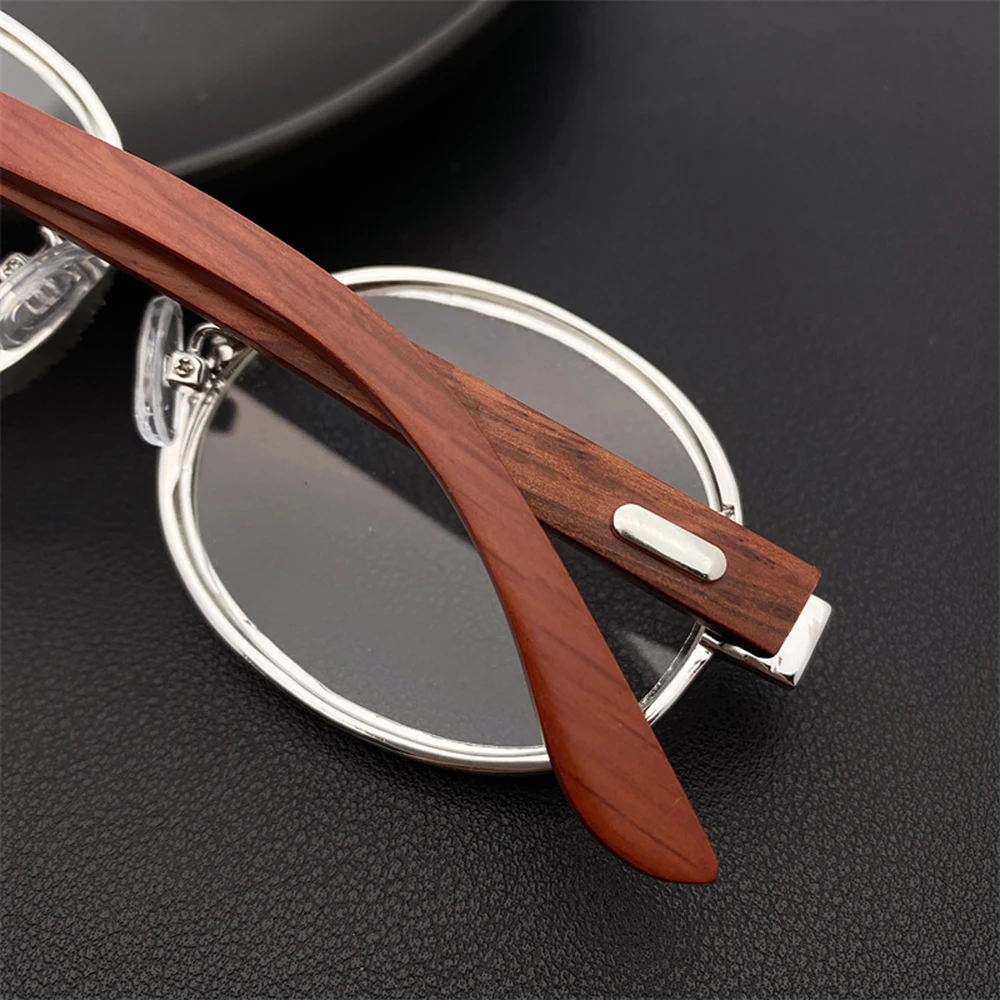 Imagem -04 - Óculos de Sol Moissanite S925 Prata para Homens e Mulheres Diamante Real Corpo de Madeira Bling Jóias Luxuosas Teste de Passagem sem Lentes