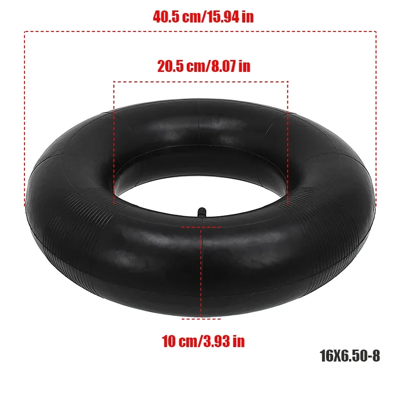تستخدم للإطارات 16x6.50-8 جزازة العشب آلة قطع الجذر الأنبوب الداخلي ATV الشاطئ دراجة نارية الأنبوب الداخلي
