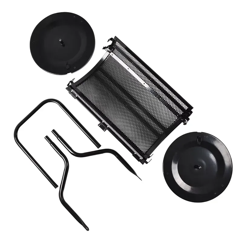 for Winslow & Ross 24 Inch Detachable Soil Spreader Fertilizer Manual Peat Moss Lawn Spreader Roller